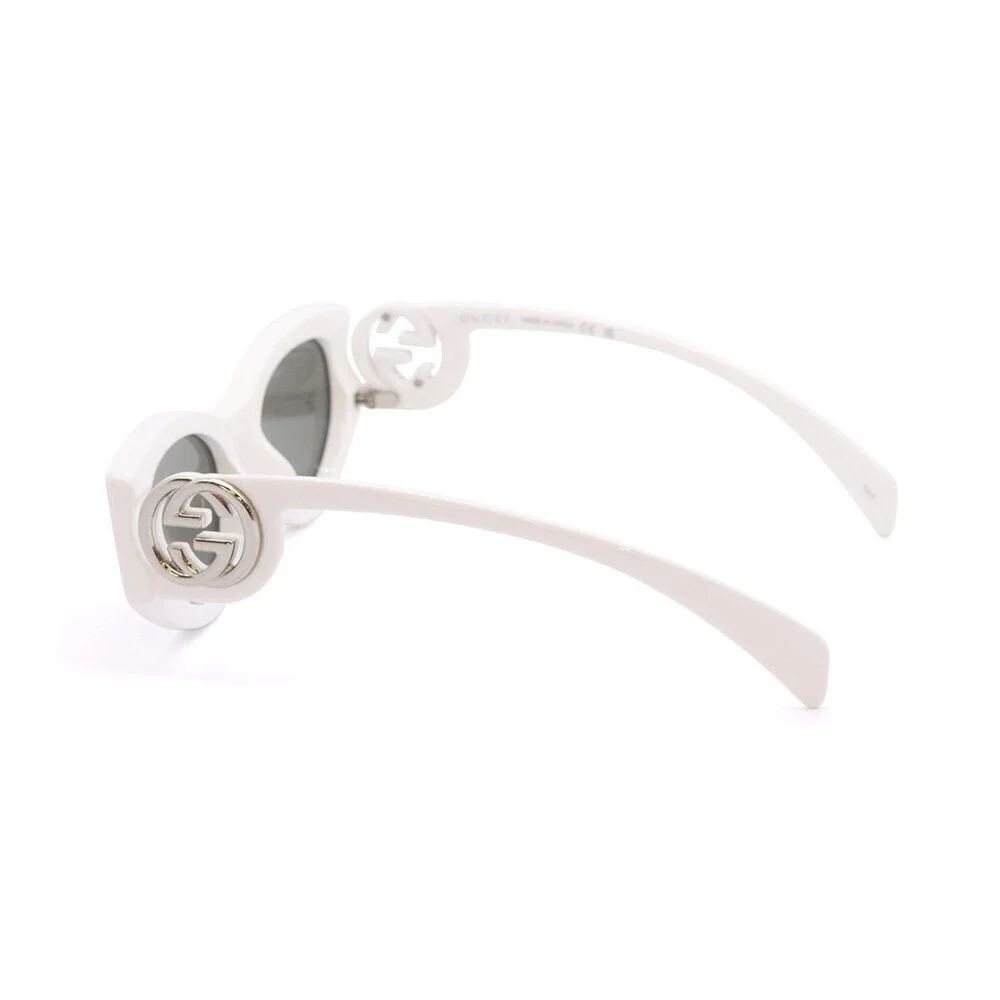 NWT Gucci GG1691S-006 White 54mm Sunglasses